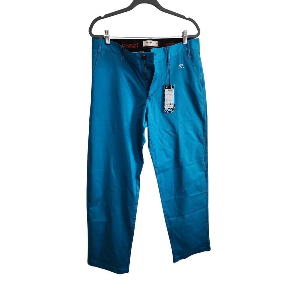Lesmart Mens Golf Pants Stretch Lightweight‎ Slim Fit Breathable Dry Fit Golf...